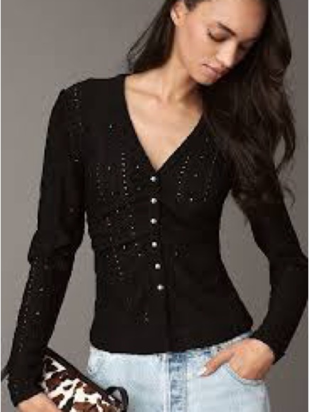 Maeve Textured Eyelet Top